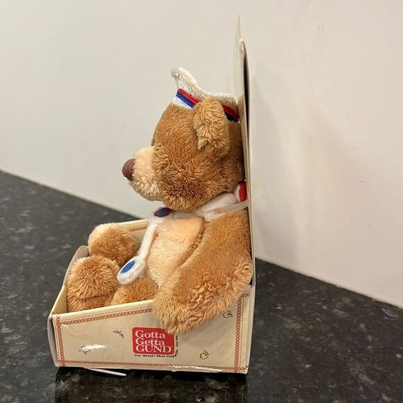 New Gund Thinking of You #1 Nurse Mini Bear Plush - Picture 3 of 7